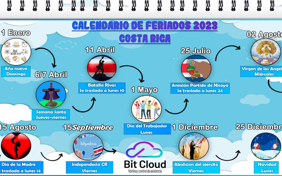Feriados para este 2023